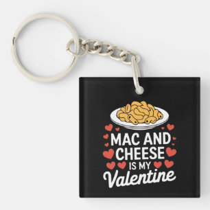 Porte-clés Mac And Cheese Saint-Valentin Cadeau pour amateur