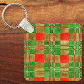 Porte-clés MAC GREGOR TARTAN Carré en aluminium Porte - clé (Recto)