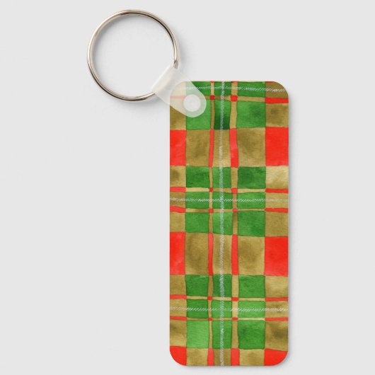 Porte-clés MAC GREGOR TARTAN Porte - clé rectangle en alumini (Recto)
