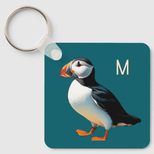 Porte-clés Macareux de l'Atlantique Faune Côtière Oiseau Mono