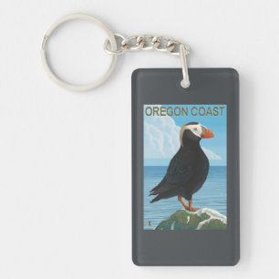 Porte-clés Macareux tufté de côte de l'Orégon