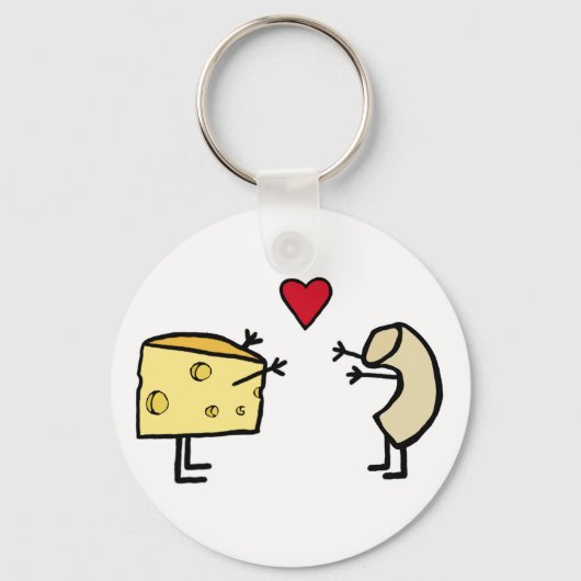 Porte-clés Macaroni et fromage (Recto)