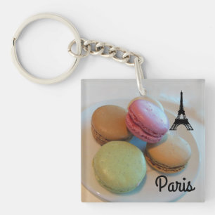 Porte-clés Macarons de Tour Eiffel de Paris