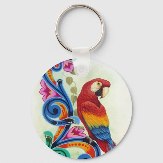 Porte-clés macaw (Recto)