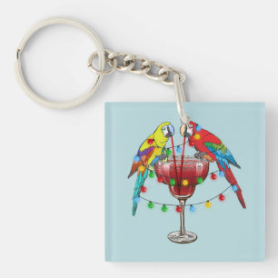 Porte-clés Macaws Tropical Boire Du Vin