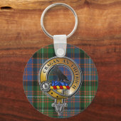 Porte-clés MacDonnell Glengarry Tartan & Badge (Recto)