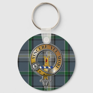 Porte-clés MacDowall Tartan & Badge