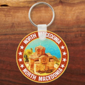 Porte-clés Macédoine du Nord (Verso)