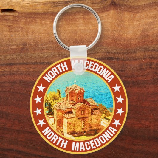 Porte-clés Macédoine du Nord (Recto)