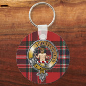 Porte-clés MacFarlane Tartan & Badge (Recto)