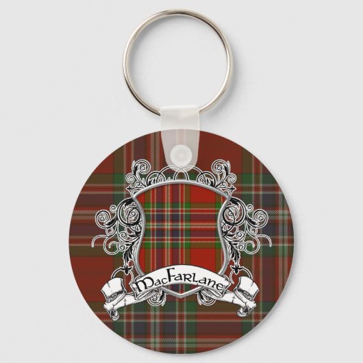 Porte-clés MacFarlane Tartan Shield (Recto)