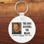 Porte-clés Machiavelli Finit Justifie Le Devis Moyens (Recto)