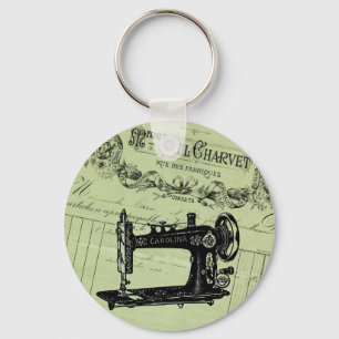 Porte-clés Machine à coudre Vintage française chic