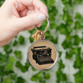 Porte-clés Machine à écrire d'époque (Main)