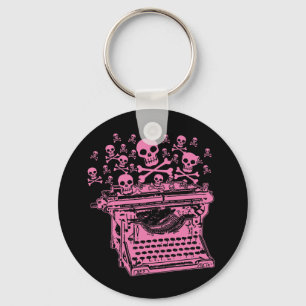 Porte-clés Machine à écrire Evil Rose