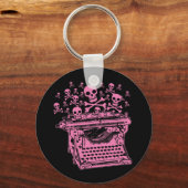 Porte-clés Machine à écrire Evil Rose (Recto)