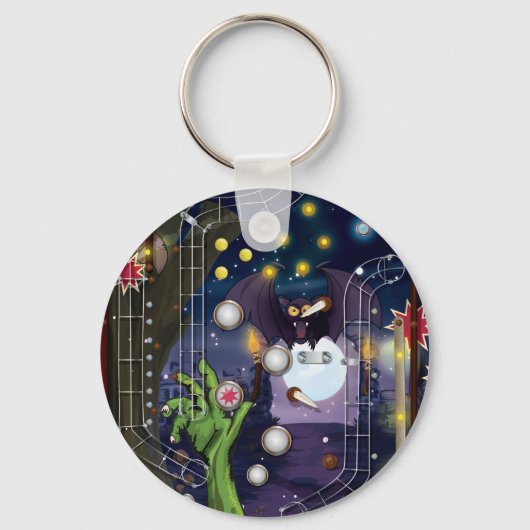 Porte-clés Machine à Pinball (Recto)