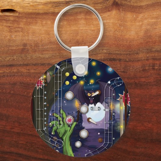 Porte-clés Machine à Pinball (Recto)