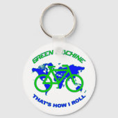 Porte-clés Machine verte (Recto)