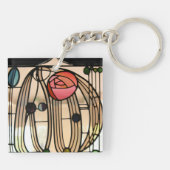 Porte-clés Mackintosh - Fenêtre en verre tendu (Dos)