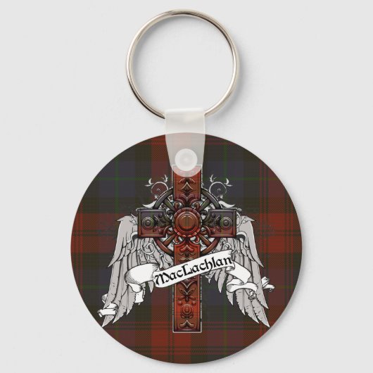 Porte-clés MacLachlan Tartan Cross (Recto)