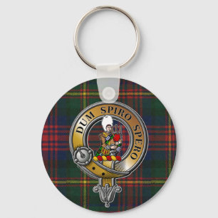 Porte-clés MacLennan Tartan & Badge
