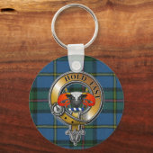 Porte-clés MacLeod Tartan & Badge (Recto)