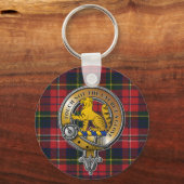 Porte-clés MacPherson Tartan & Badge (Recto)