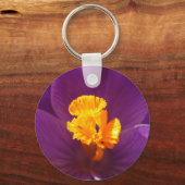 Porte-clés Macro crocus ~ porte - clé (Recto)