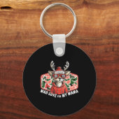 Porte-clés Mad Retro Love For My Mama Camo Deer Hunting Valen (Recto)