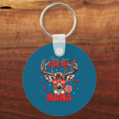 Porte-clés Mad Retro Love For My Mama Deer Hunting Happy Vale (Recto)