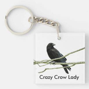 Porte-clés Madame folle Keychain de corneille