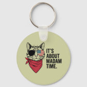 Porte-clés Madame le Président du temps 2024 Rassemblement Ka (Recto)