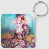 Porte-clés MADAME POMPADOUR Élégante mode beauté (Dos)