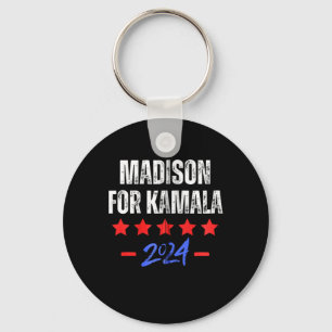 Porte-clés Madison For Kamala 2024 Dnc Kamala Harris Supporte