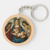 Porte-clés Madone à l'Enfant de Botticelli (Dos)