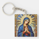 Porte-clés Madone en mosaïque (Devant)