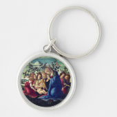 Porte-clés Madonna Adoring the Child with Five Angels (Devant)