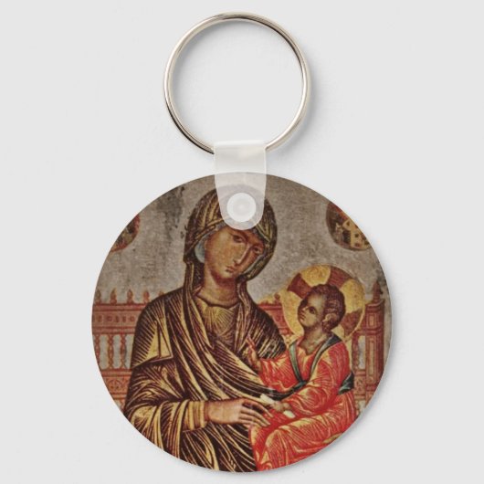 Porte-clés Madonna and Child Icon (Recto)