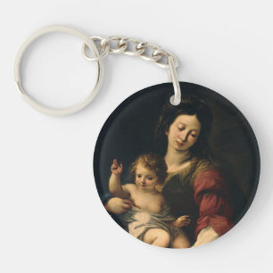 Porte-clés Madonna et enfant