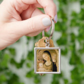 Porte-clés Madonna et enfant (main)