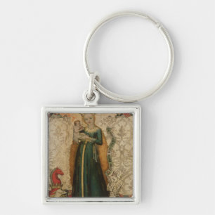 Porte-clés Madonna et enfant avec des épis de blé, 1440-50