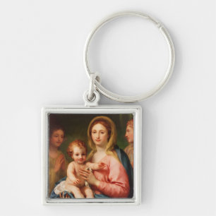 Porte-clés Madonna et enfant avec deux anges, 1770-73