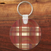 Porte-clés Madras Plaid Fall Red (Recto)