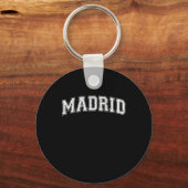 Porte-clés Madrid Capitale de la ville la plus populaire d'Es (Recto)
