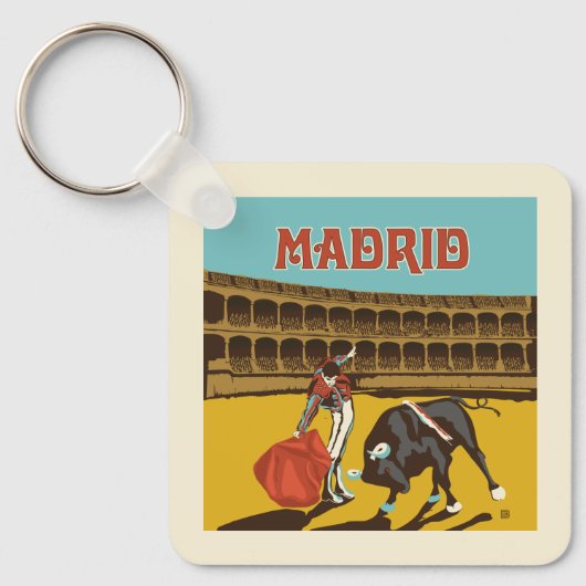 Porte-clés Madrid, Espagne (Recto)