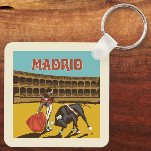 Porte-clés Madrid, Espagne (Verso)