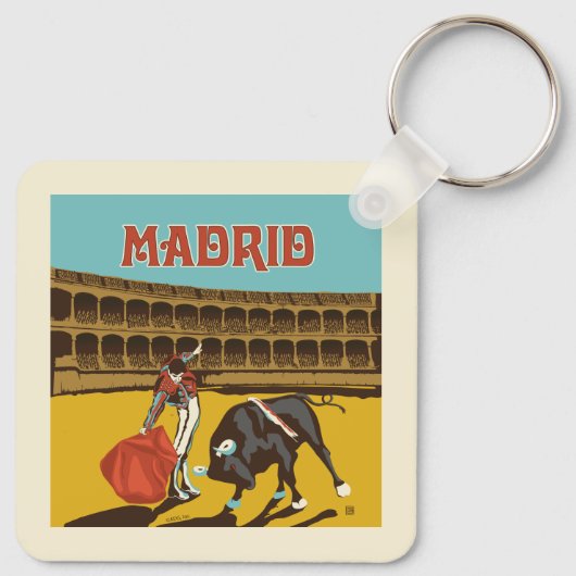 Porte-clés Madrid, Espagne (Dos)