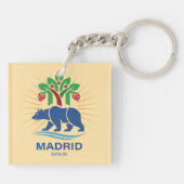 Porte-clés Madrid Espagne Europe (Dos)