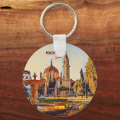 Porte-clés Madrid Espagne Tourisme souvenir (Recto)